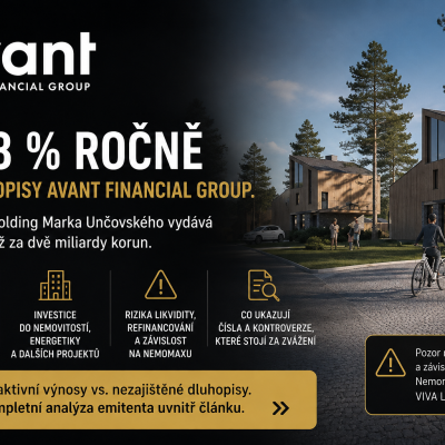 AVANT Financial Group, dluhopisy až za dvě miliardy a sázka na Nemomax. Co stojí za bývalou RN Solutions a kde jsou rizika?