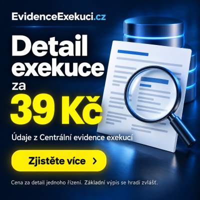 databáze CEE ČR přímo od Exekutorské komory.