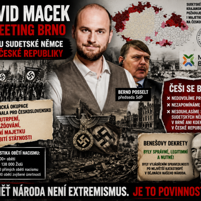 Brno se má ve dnech 22. až 25. května 2026 stát místem 76. sjezdu Sudetoněmeckého krajanského sdružení.