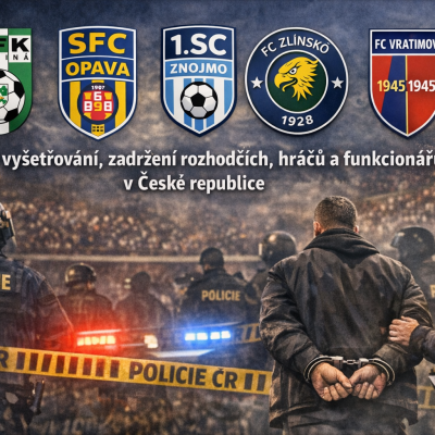 Český fotbal znovu čelí podezření, že do něj prorostla korupce