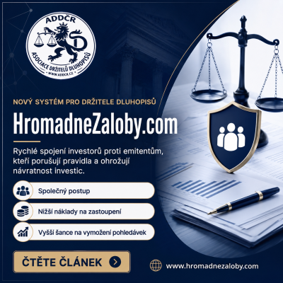 unikátní systém na hromadné zastupování věřitelů proti emitentům