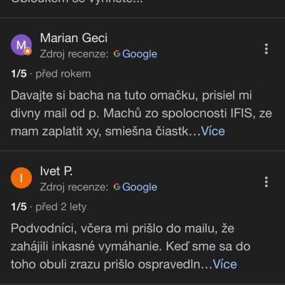 varovné recenze a skušenosti