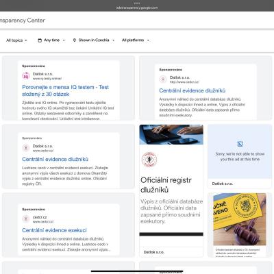 Ing. Petr Štěpán se společností Datlok s.r.o. je prostřednictvím webů vyhledavejexekuce.cz a cedcr.cz podezřelý z klamání spotřebitele a podvodu