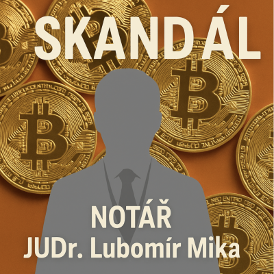 Notář JUDr. Lubomír Mika vyšetřován v souvislosti s miliardovou kryptoměnovou kauzou