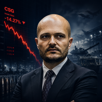 Akcie CSG spadly na nové dno.