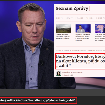 Petr Borkovec - Mediální klamavé praktiky Partners vs. tvrdá realita poškozeného klienta