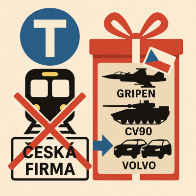 Švédsko poškodilo českou firmu. Česko přesto nepochopitelně zadává švédským podnikům miliardové zakázky ve zbrojním průmyslu