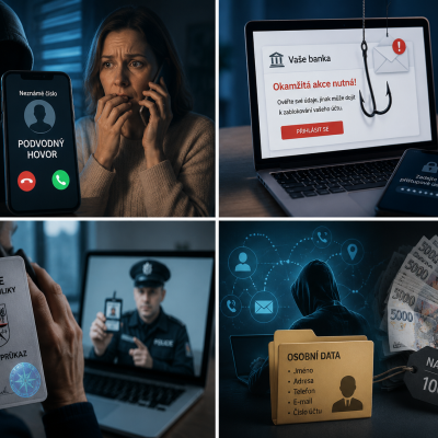 Podvodníci berou Čechům stovky milionů. Největší zbraní není hackerství, ale strach