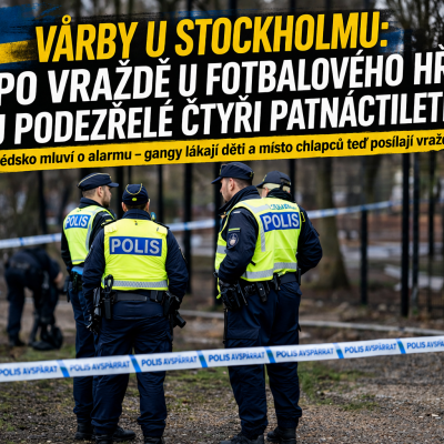 Vårby u Stockholmu: Čtyři patnáctileté dívky v podezření po vraždě u hřiště, Švédsko děsí další zlom