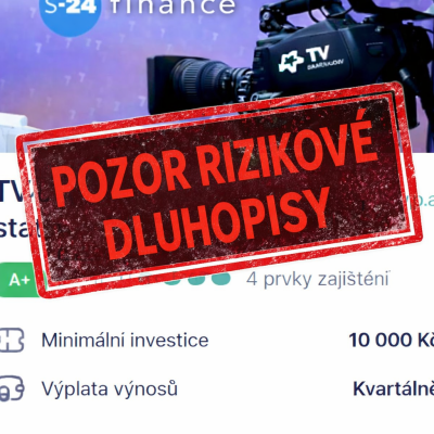 Česká národní banka zahájila prověrku emitenta   S-24 finance s.r.o., spojená s podnikatelem Janem Čermákem