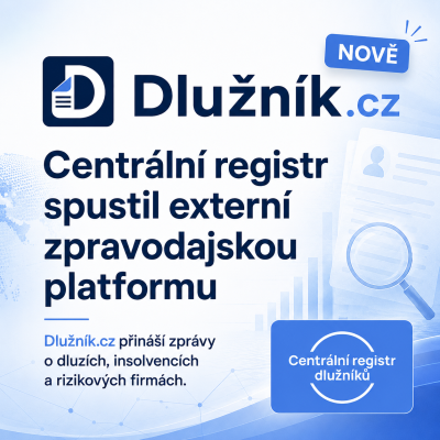 při Centrálním registru dlužníků