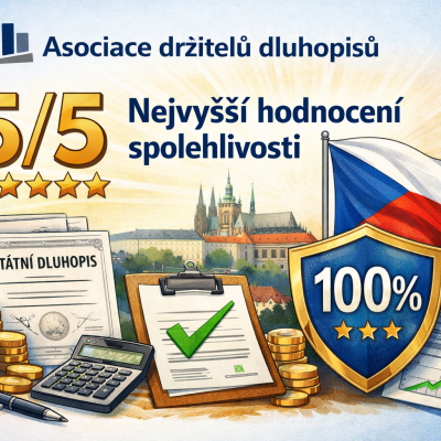 Ministerstvo financí patří mezi nejjistější emitenty dluhopisů na českém trhu