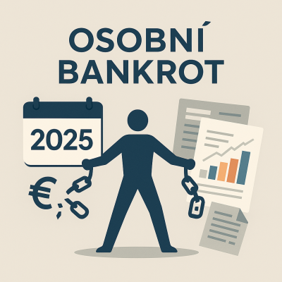 Osobní bankroty v roce 2025