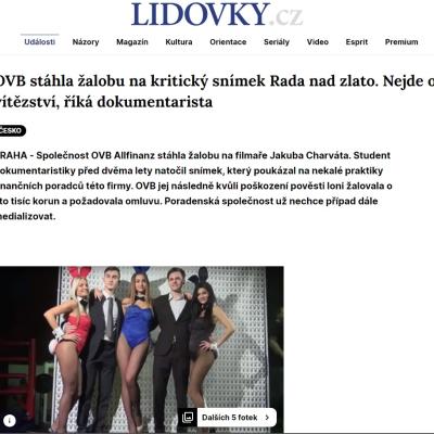 Martin Zoubek v hledáčku Protikorupční linky a pojišťoven