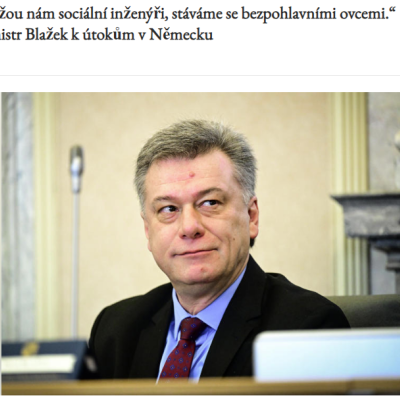 Pavel Blažek - důkaz