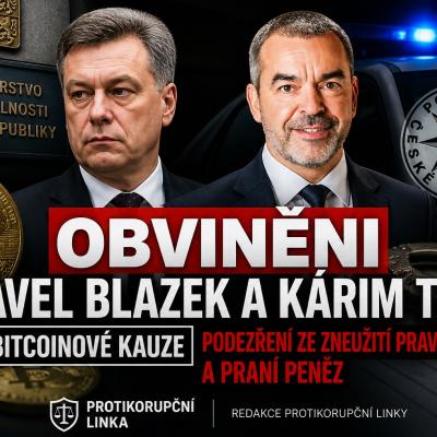 Pavel Blažek, Kárim Titz a Radomír Daňhel byli obviněni v bitcoinové kauze. Redakce Protikorupční linky připomíná roli EJO při ochraně veřejného zájmu