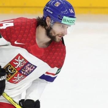 Pavel Zacha. v reprezentačním dresu