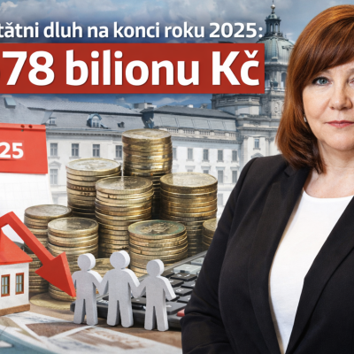 Státní dluh prý není problém? Ve výsledku ho stejně vždycky zaplatí občané – vyššími daněmi a poplatky. A časem může přijít na řadu i tlak na daně z nemovitostí.“