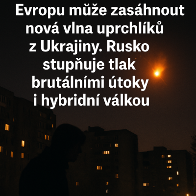 Rusko stupňuje tlak brutálními útoky i hybridní válkou